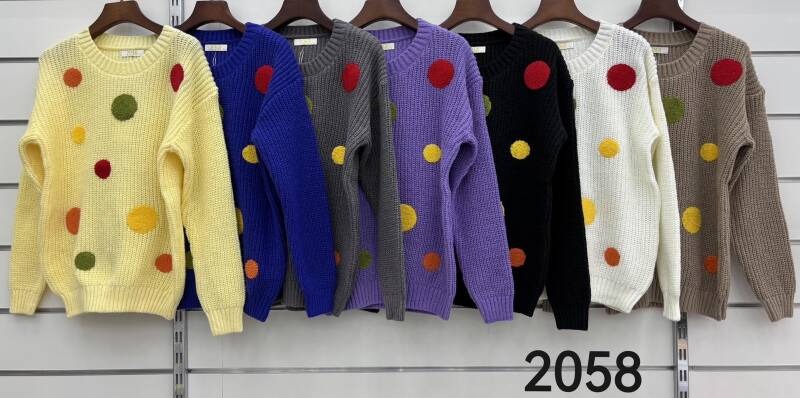 Swetry damskie Roz Standard, Mix Kolor .Paczka 10 szt